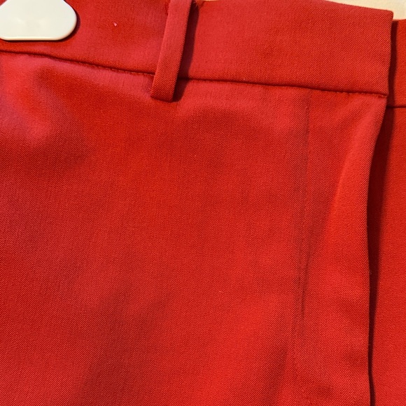 Ann Taylor Bold Red Wide Leg Pants - Picture 3 of 4